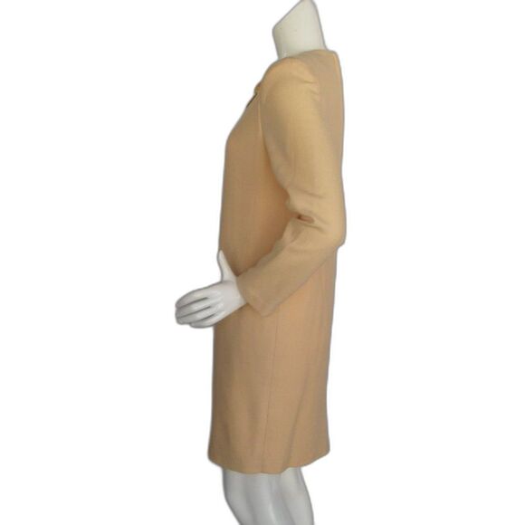 DÉPÈCHE MODE Dress, XL, Creamy Yellow, Chain Hardware, Long sleeves, Back Zipper - Picture 6 of 11